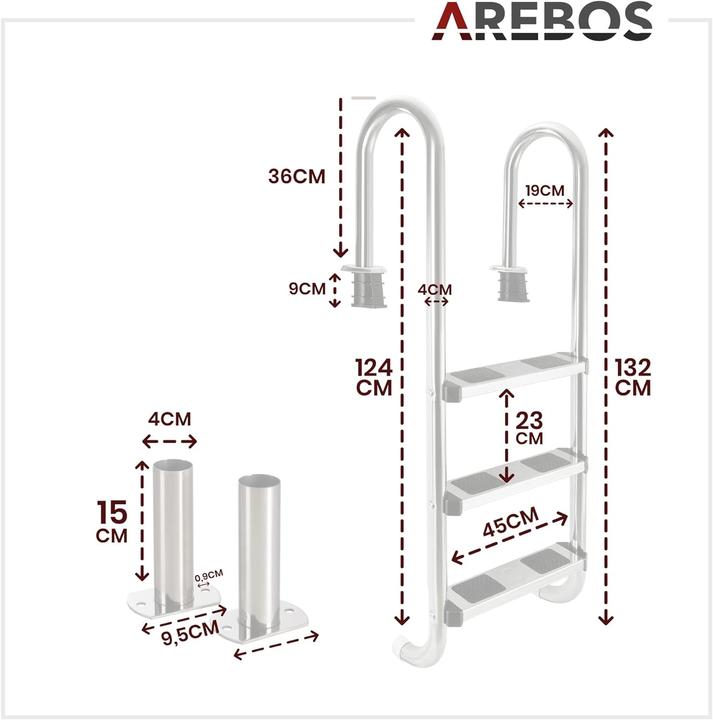 Produktbild Arebos Poolleiter
