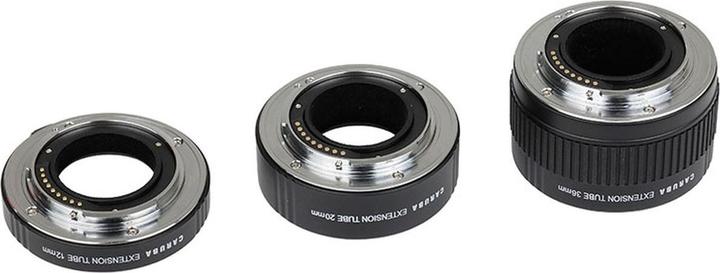 Actual product image Caruba Extension Tube Set Olympus Chrome (Macro intermediate ring)