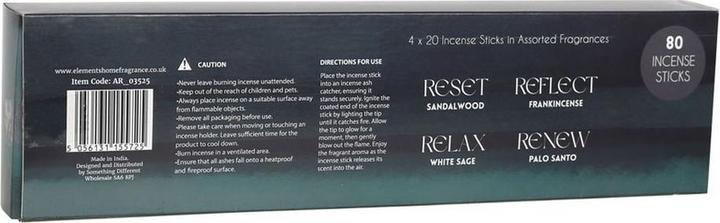 Actual product image Something Different Meditation Collection Incense Sticks Set (Pack of 80)