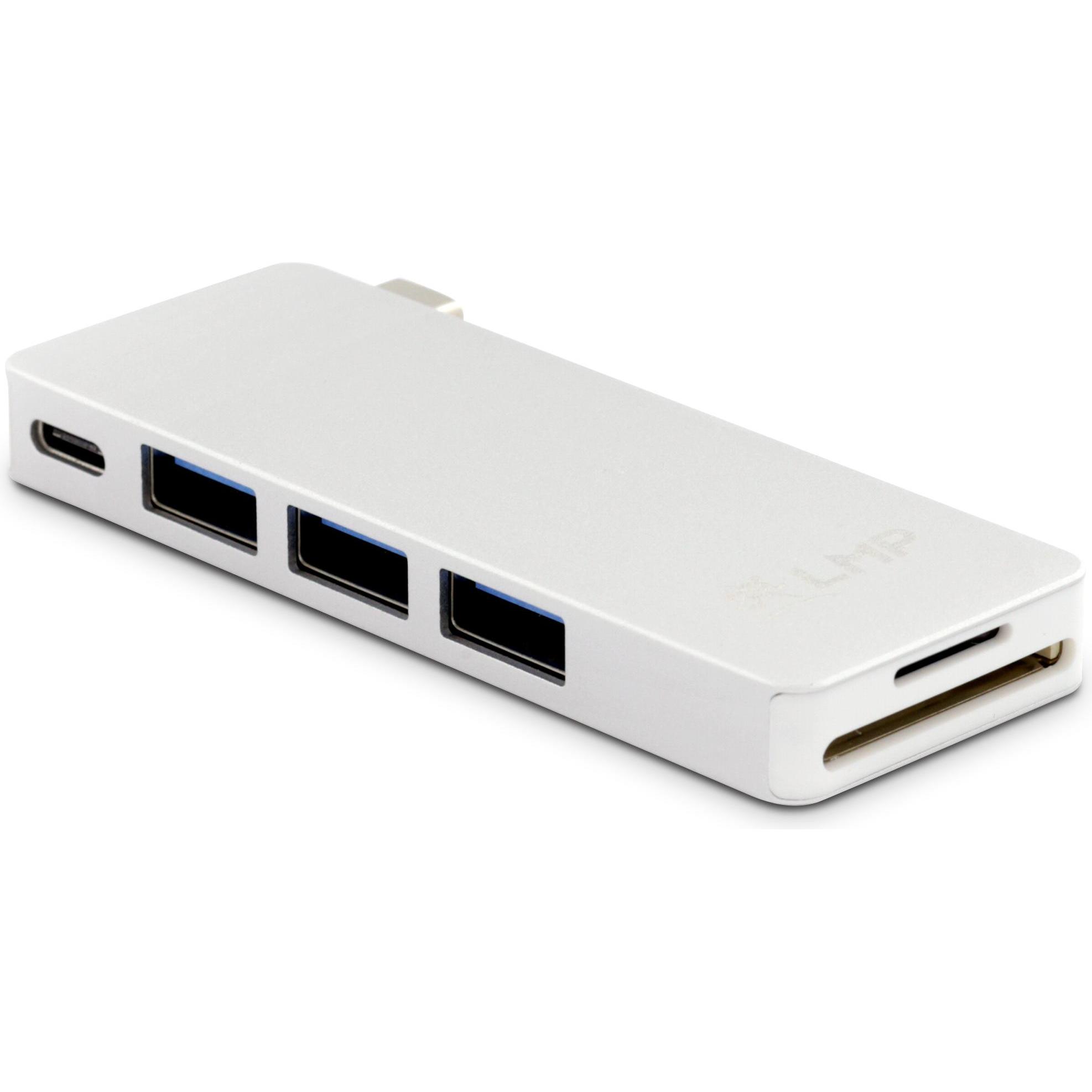 LMP Basic Hub 6 Port Silver (USB-C, 6 Ports), Dockingstation + USB Hub, Silber