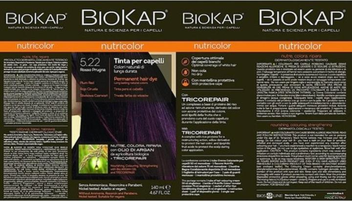 Produktbild Bio Partner Nutricolor 5.22 Plum Red Hair Color without Ammonia 140ml (5.22)