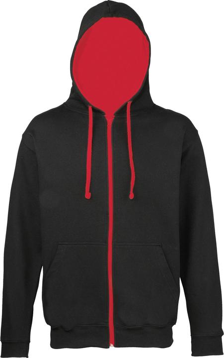 Black, Flame-red