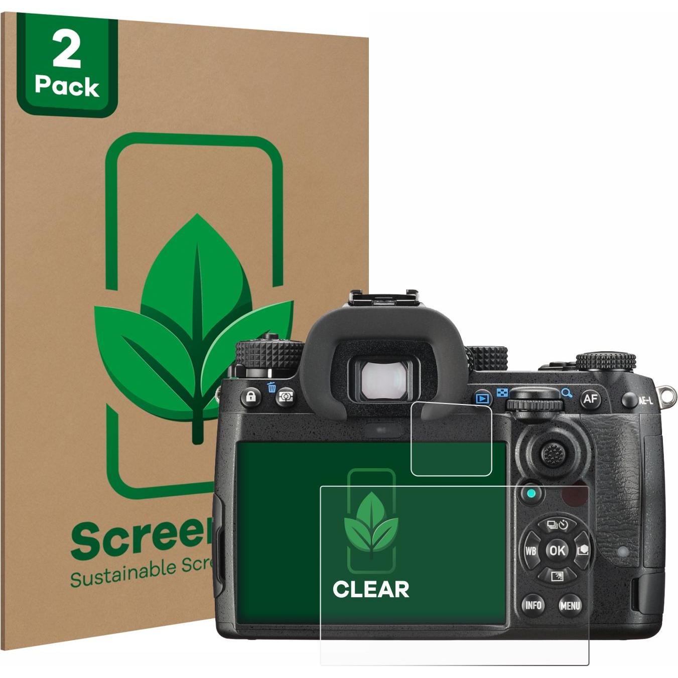 ScreenLeaf Schutzfolie nachhaltiger Displayschutz Displayschutzfolie Folie Klar Transparent (Displayschutz), Kameraschut...