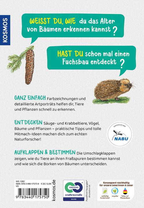 Actual product image Kosmos Was lebt im Wald? Kindernaturführer (German, Holger Hague, 2024)