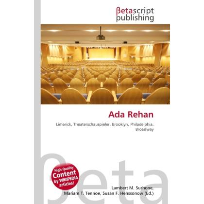 Ada Rehan, Fachbücher