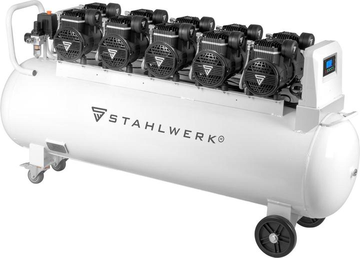 Produktbild Stahlwerk Kompressor ST-2010 Pro 10 bar 8 kW 1050 l/min 200l Druckluftkompressor (10 Bar, 200 l)