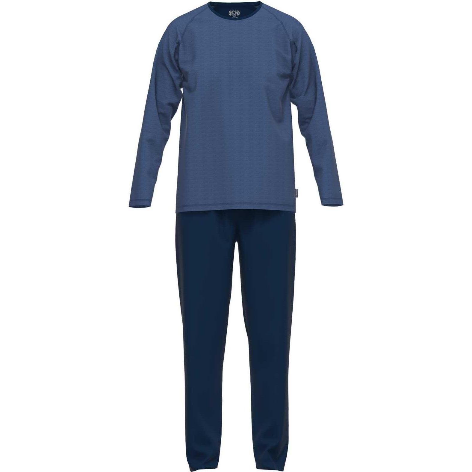Ceceba, Herren, Pyjama, Pyjama Homewear Bequem sitzend, Blau, (L)