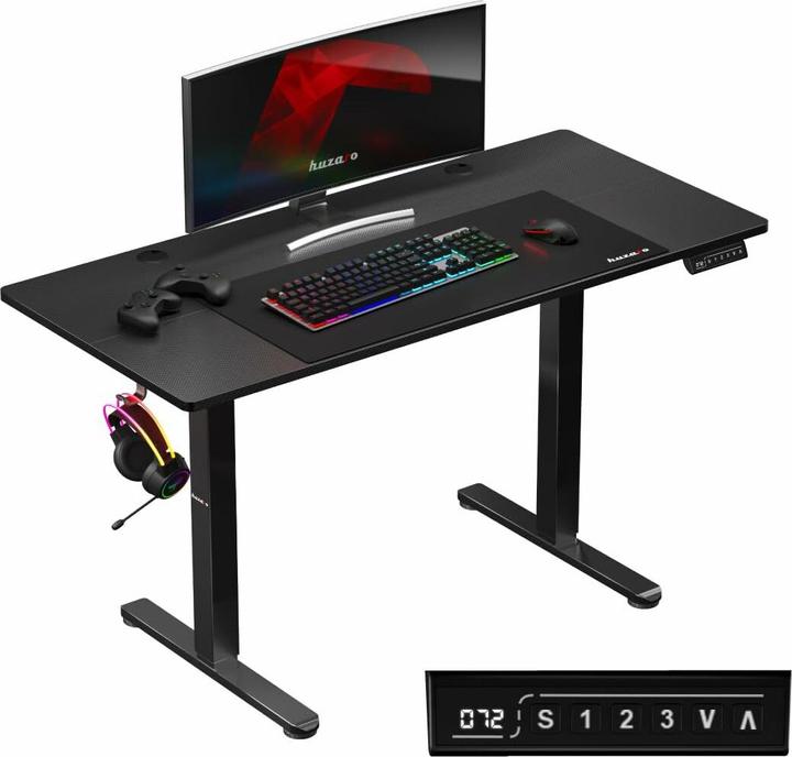 Image du produit Huzaro Biurko gamingowe Hero 8.2 Balck