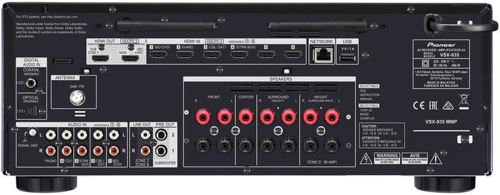 Produktbild Pioneer VSX-935 (7.2 Kanal, FM, DAB+, AM)