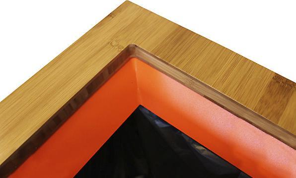 Produktbild Lune Mülleimer Paxa Large Mülltrennystem 65 L weiss orange aus verzinktem Stahl, formschön, leicht z (65 l)