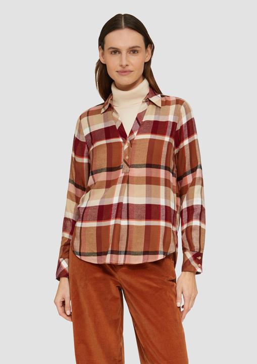 Immagine prodotto S.Oliver Bluse Karierte Bluse mit Hemdkragen (36)
