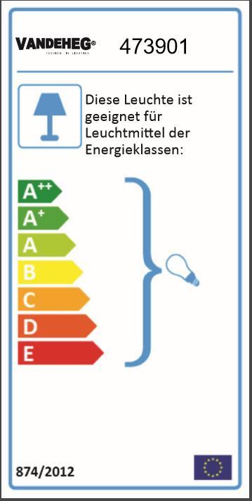 Label énergétique Vandeheg Egg (E27)