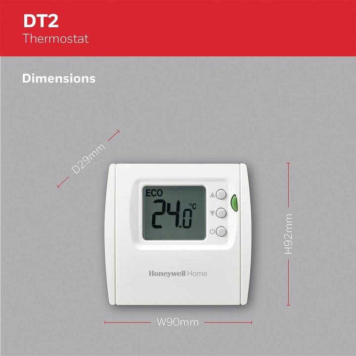 Actual product image Honeywell Room thermostat DT2 stat