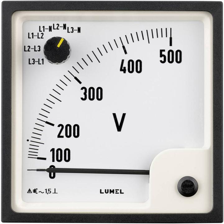 Actual product image Lumel EP29 500V Panelmeter EP29