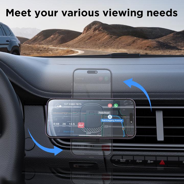 Actual product image Joyroom JR-ZS400 magnetic car phone holder for air vent - black