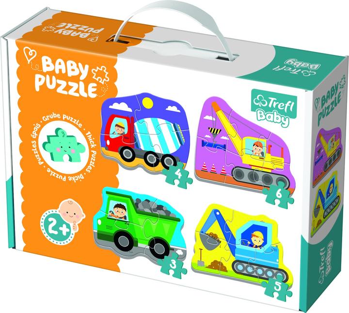 Actual product image Trefl Puppies puzzle "Cars (6 pieces)
