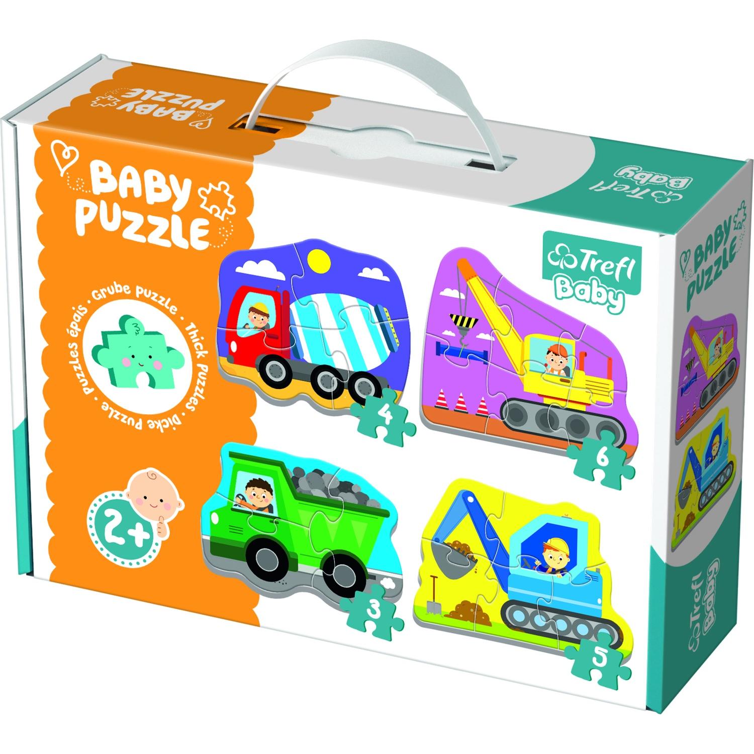 Trefl Multicolore Puzzle Di Cuccioli "Cars (6 Pezzi)