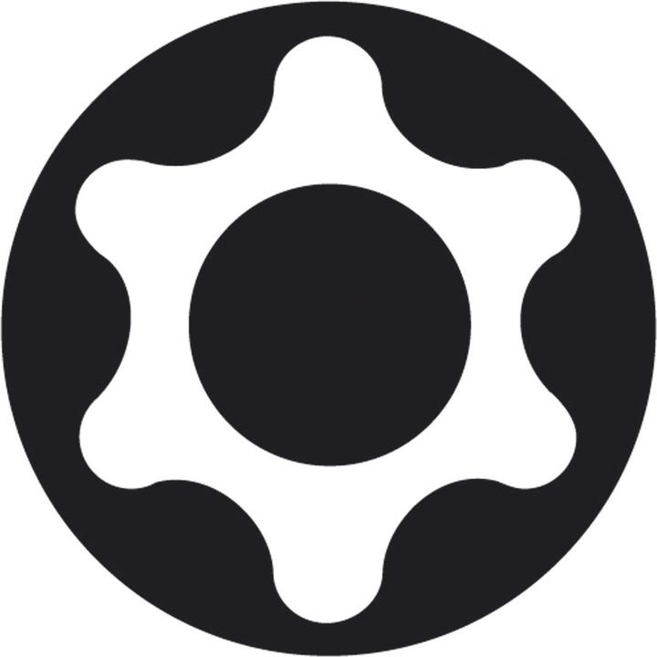 Actual product image Bosch Professional Zubehör T8H Security Torx® Screwdriver Bit Extra Hard (Hexagon socket TX, Hexagonal)