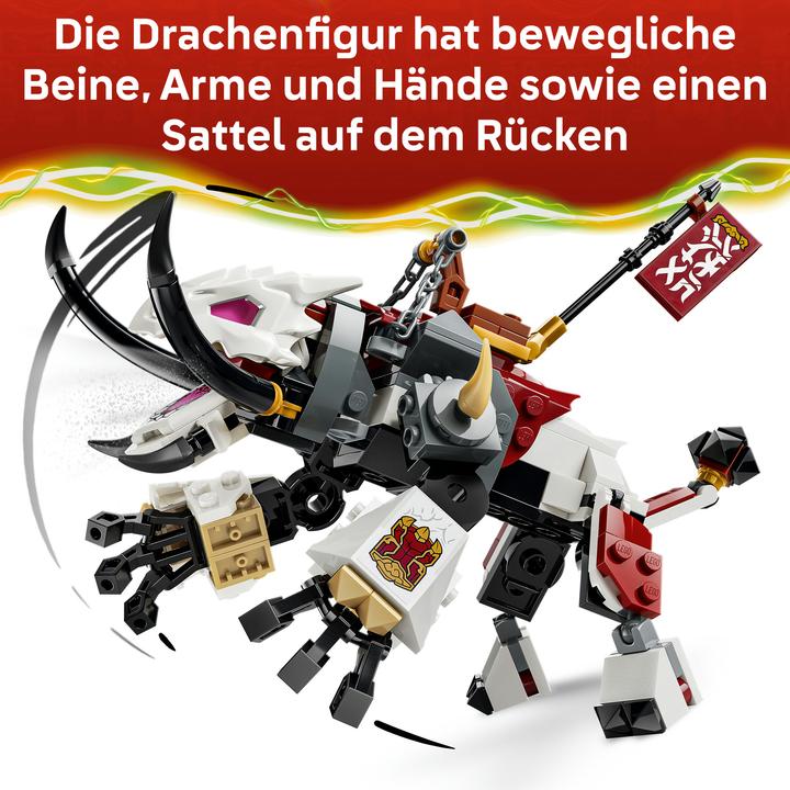 Produktbild LEGO Zilvar auf seinem Drachentier Grimtak (71863, LEGO Ninjago)