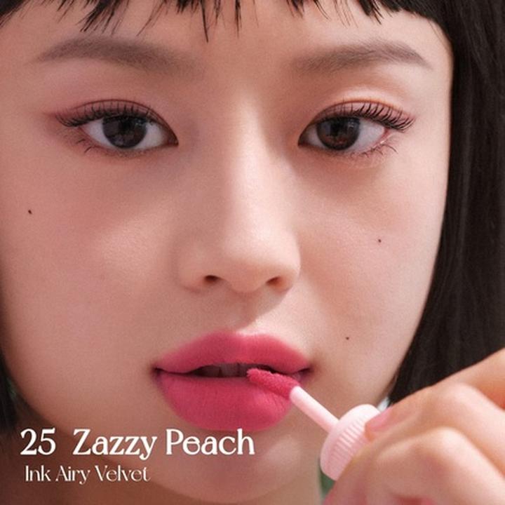 Produktbild Triton Peripera Ink Airy Velvet Lip Tint Liquid Lip 0.14 fl oz 025 Zazzy Peach (Zazzy Peach)