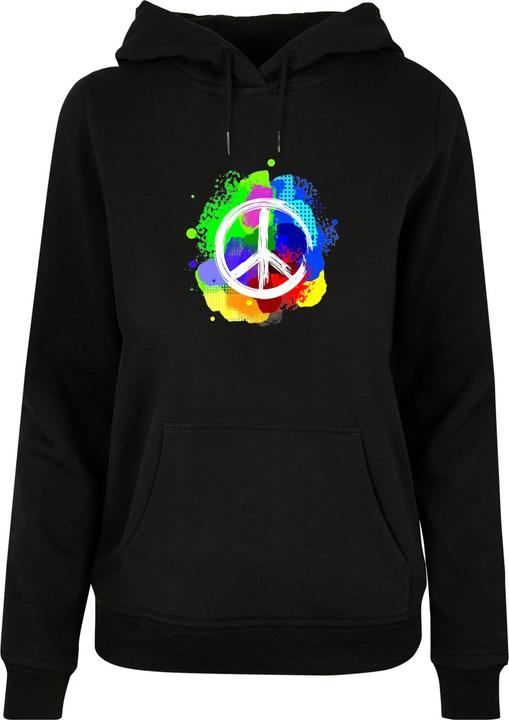 Actual product image Merchcode Ladies Peace - Graffiti Basic Hoody - 161627 (XS)