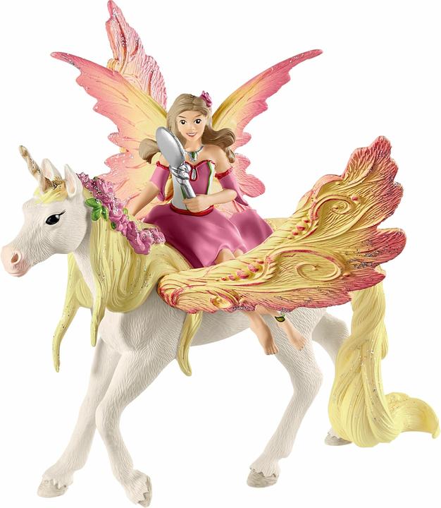 Actual product image Schleich Feya with Pegasus Unicorn