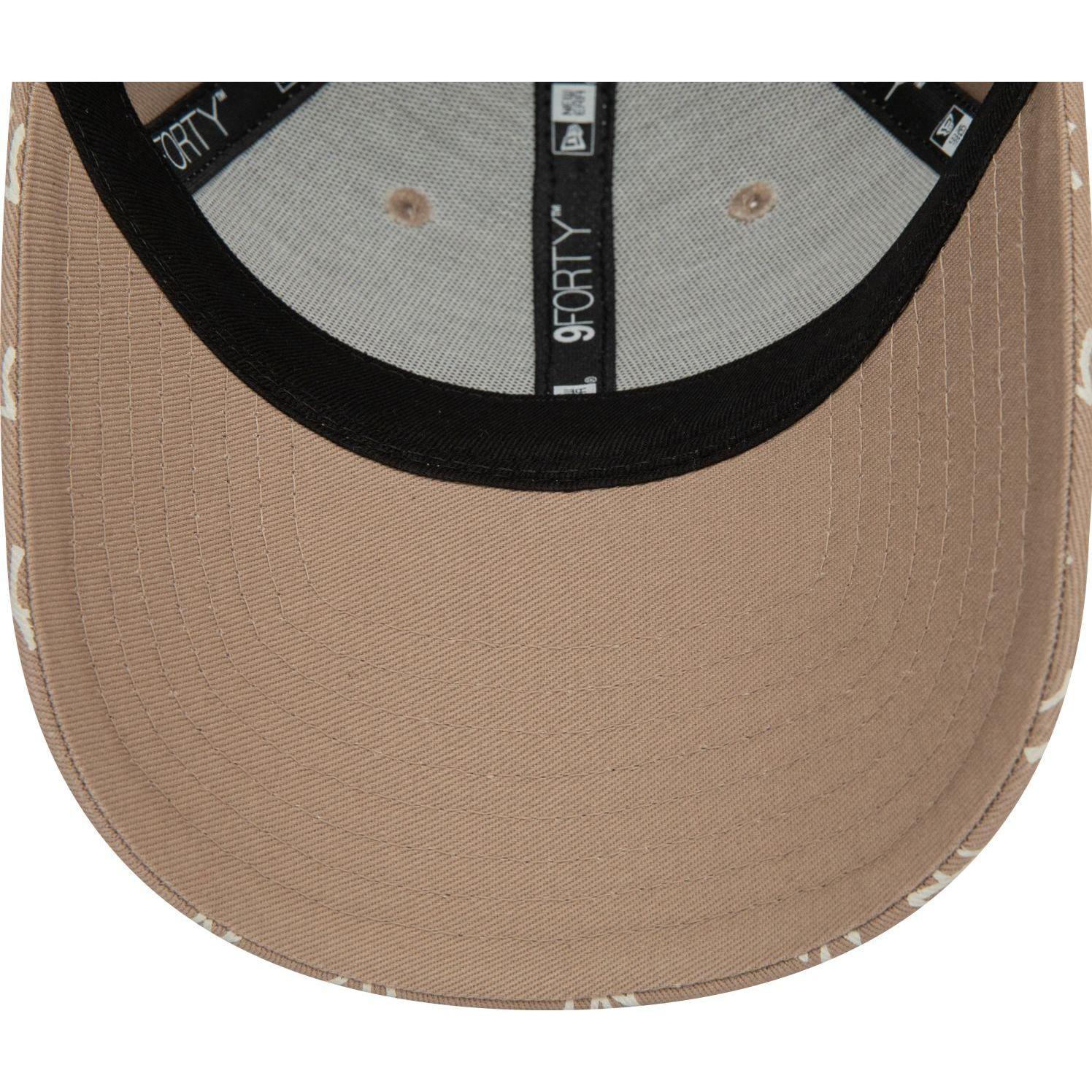 Thumbnail - New Era, Damen, Cap, 9Forty Monogram New York Yankees Ash Brown, Braun