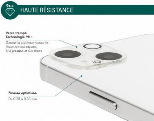 Produktbild Bigben Connected Rückkamerafolie, Kameraglas, 9H+ Härte (1 Stk., Apple iPhone 13)
