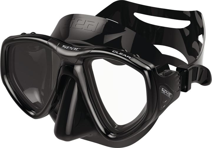 Actual product image Seac Maske Clear Antifog S/Bl Schwarz