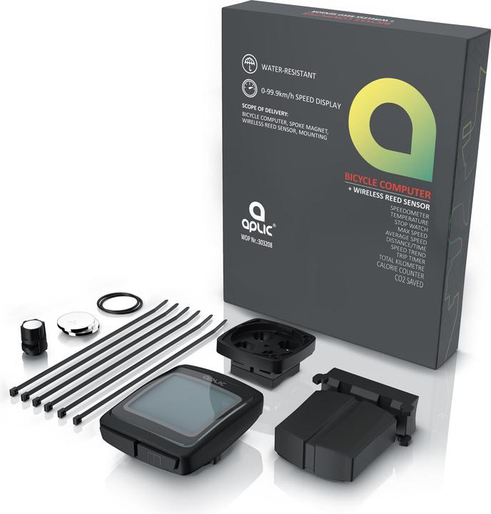Actual product image Aplic Wireless Velocomputer