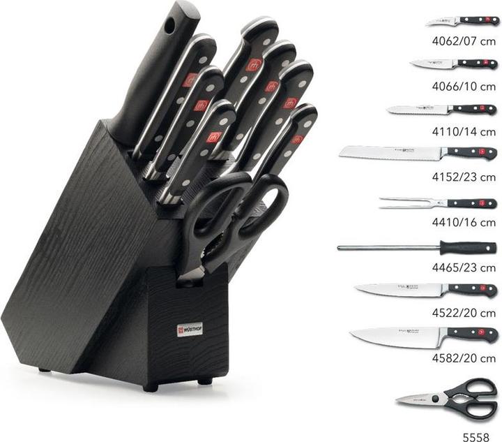 Produktbild Wüsthof Classic Messerblock mit Teilen Esche