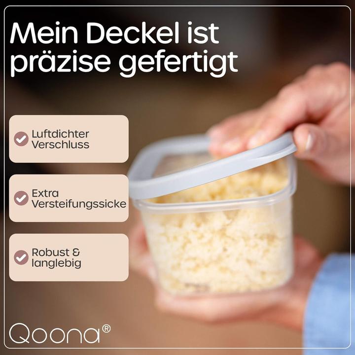 Actual product image Qoona 12-teiliges Vorratsdosenset (0.55 l)