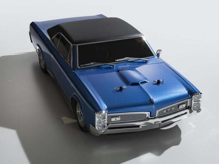 Immagine prodotto Kyosho Auto di produzione Fazer MK2 1967 Pontiac GTO Tyrol Blue 1:10, ARTR (RTR pronto all'uso)