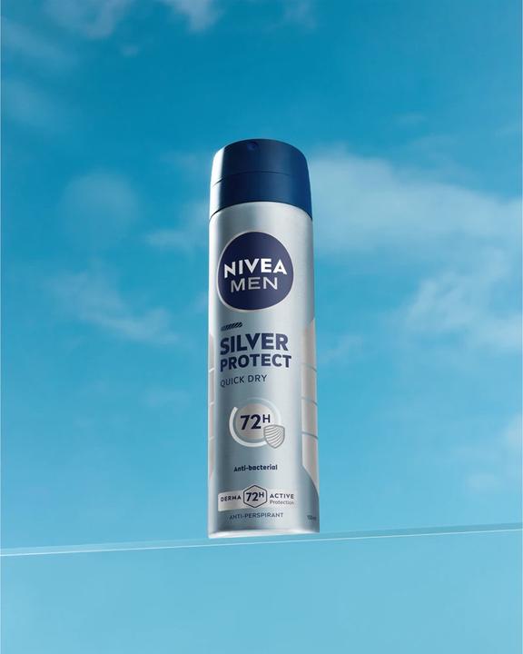 Produktbild NIVEA Silver Protect Dynamic Power Antiperspirant - Antiperspirant Spray For Men (Spray, 150 ml)
