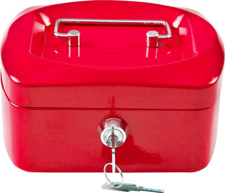 Productafbeelding Idena Geldkistje 6" 155x120x90mm, rood