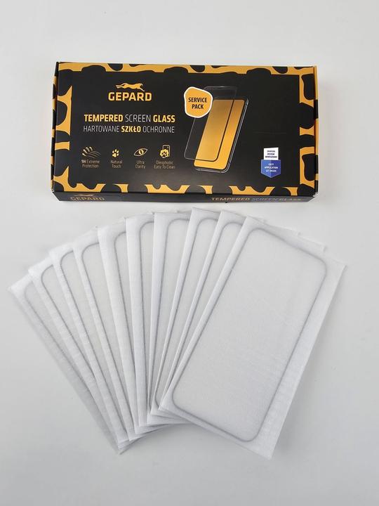 Gepard Gehärtetes Glas CHEEK (10in1) Apple iPhone 15 Plus (1 Stück, Apple iPhone 15 Plus)