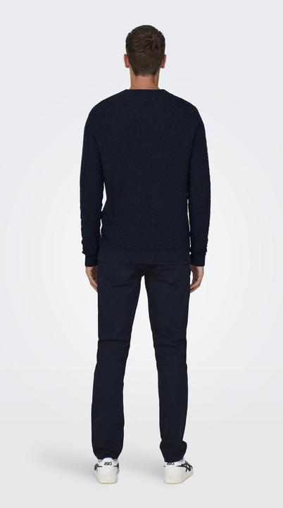 Produktbild Only & Sons Onskalle Reg 12 Struc Crew Knit Noos (S)