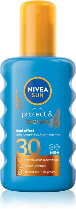 Immagine prodotto NIVEA Sun Protect & Bronze Sun Spray (Spray solare, SPF 30, 200 ml, 230 g)