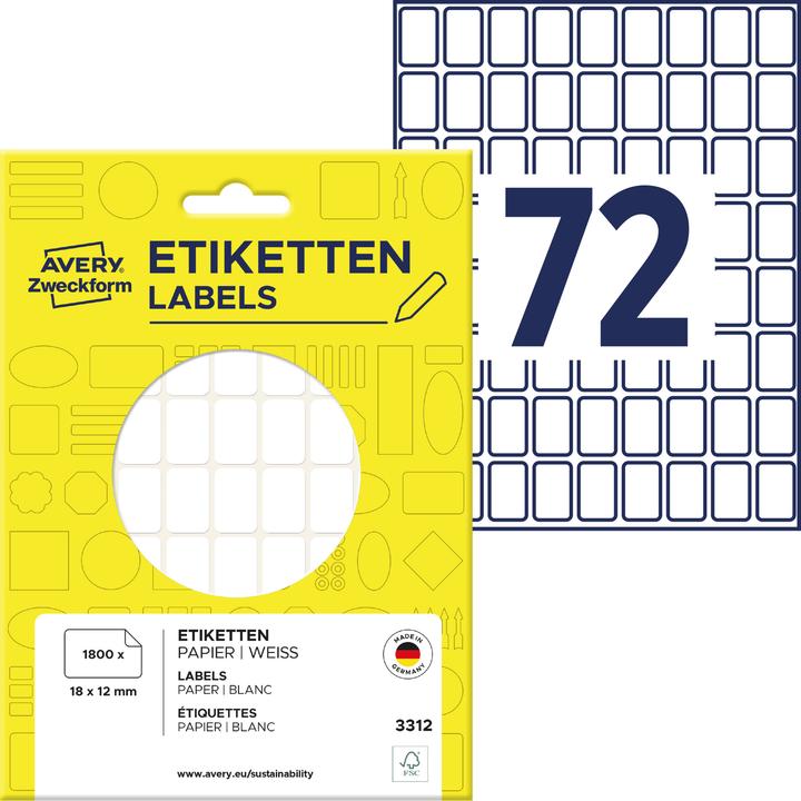 Image du produit Avery Étiquettes Vielzweck
