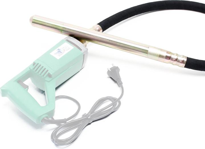Actual product image Wiltec Vibrating Poker Bottle Ø 35mm with 1.5m Hose for Electric Concrete Vibrators