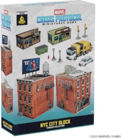 Produktbild Atomic Mass Games Marvel Crisis Protocol - NYC City Block EN (Kunststoff)