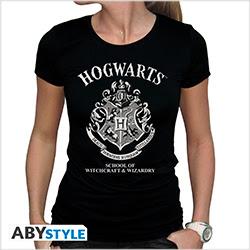 Immagine prodotto ABYstyle HARRY POTTER - Tshirt Hogwarts donna SS nera - Basic (XS)