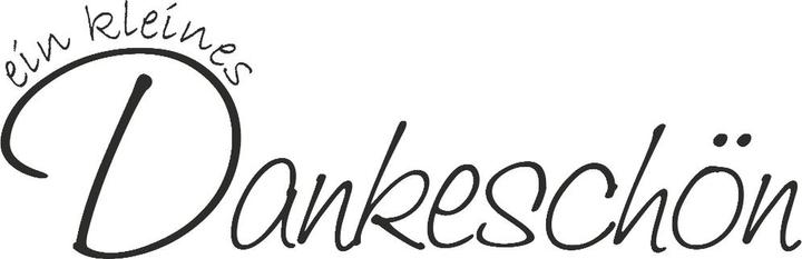 Produktbild Heyda Motivstempel Kleines Dankeschön Hellbraun