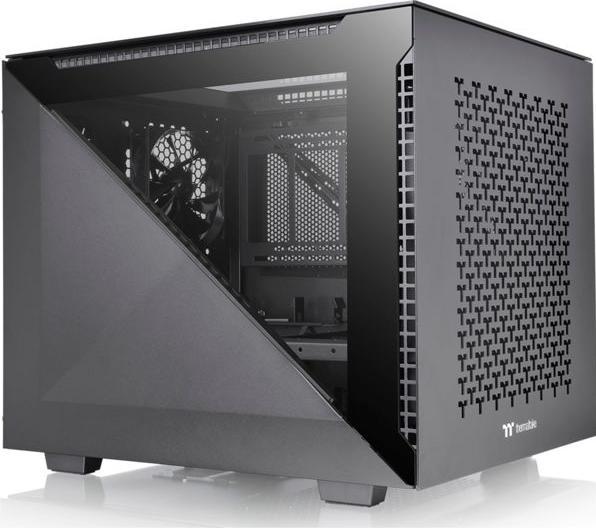 Actual product image Thermaltake Divider 200 TG Air Black (mATX)