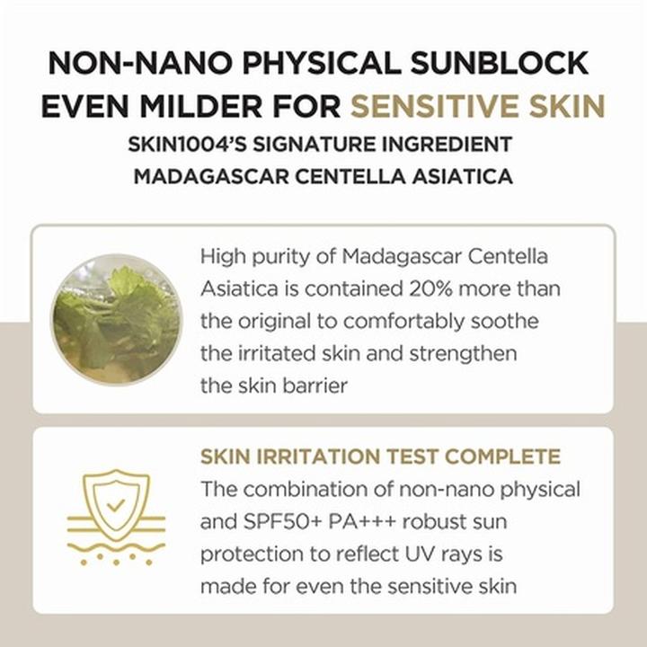 Actual product image Skin1004 Madagascar Centella (Suntan cream, SPF 50+, 50 ml, 50 g)