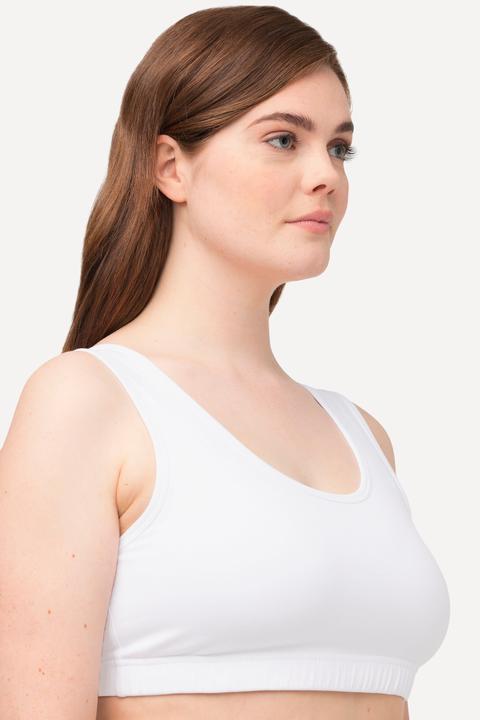 Immagine prodotto Ulla Popken Bustier di cotone biologico con spalline larghe (42 A, 44 A)