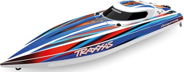 Produktbild Traxxas DISRUPTOR blau 26 Zoll V-Rumpf Boot Selbstaufrichtung ohne Akku und Ladegerät