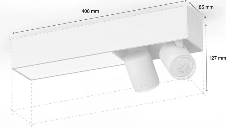 Image du produit Philips Hue Centris Base BT (1540 lm, GU10)