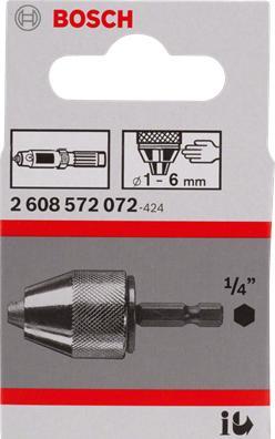 Produktbild Bosch Professional Zubehör Schnellspannbohrfutter bis 10 mm, 1 - 10 mm, 3/8-Zoll - 24