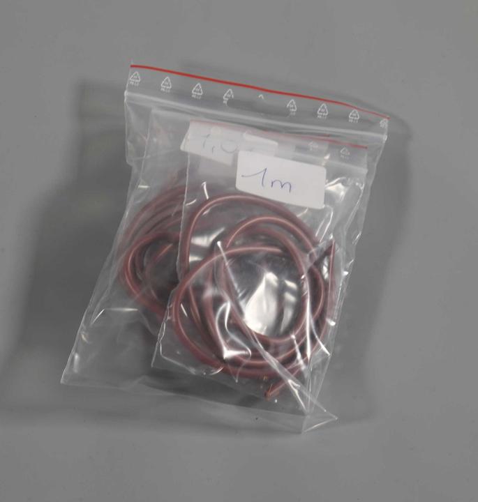 Planet-Hobby B-Ware SILIKONKABEL 4MM² Rot ca. 3 Meter zerstückelt